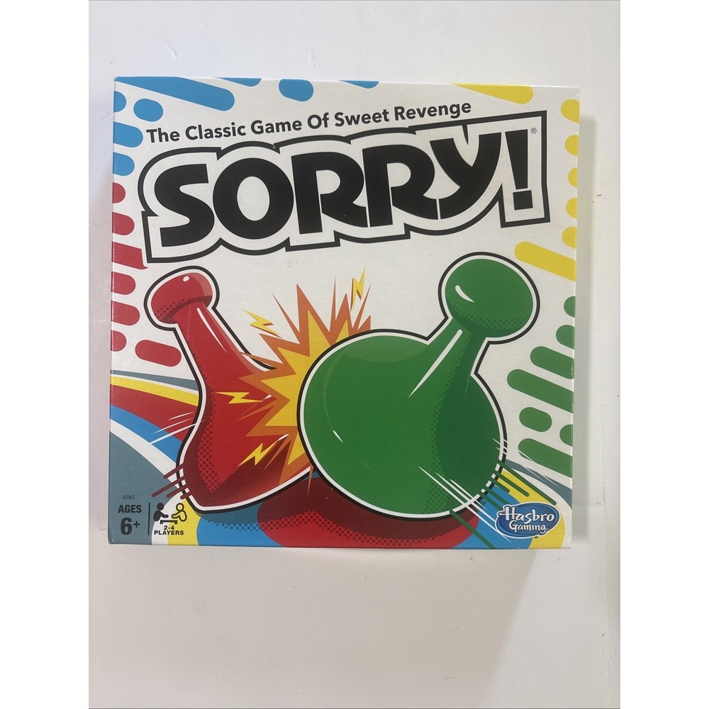 Sorry! Classic Hasbro Board Game for Kids Ages 6 and Up, Sorry Game 2-4 Players